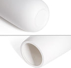 D'vine Dev 8 Inch Ivory Elegant Oval Ceramic Vase for Flowers, Home Décor Vase with Design Box, VS-LD-A-2