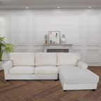 Easy-Going Sectional Couch Covers for Dogs L Shape Sofa Cover Reversible Sofa Slipcover Chaise Lounge Cover Furniture Protector Cover for Pets Dog Cat (42 x 68 inches, Light Gray/Light Gray)