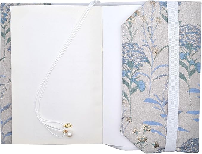 BLBMH A5 Book Covers for Paperbacks Book Cover Fit for 5.5x8.3 inch Adjustable Book Sleeve Cover for A5 Diary Books Fabric Softcover Protector for Notebook - Dandelions Blue