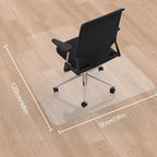 Office Chair Mat for Hard Floors,36"x48" Desk Mat for Chair for Hardwood Floor,Non-Slip Hard Floor Protector Desk Chair Mat for Home,Vinyl Floor Mat for Kids & Pets - Not for Carpet (Clear)
