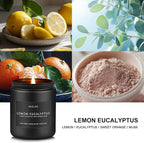 Lemon Eucalyptus Candle | Scented Candle for Home, Aromatherapy Candles - Soy Candles for Home Scented, Gift for Women Men, Home Fragrance Decoration -7oz