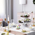 Candlestick Holders Gold, 1 Pack Taper Candle Holder for Candlesticks, Candle Sticks Holder Decor for Home Decor