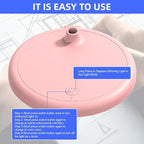 LED Desk Lamp for Home Office,3 Light Colors,Flexible Gooseneck Table Lamp,Dimmable Reading Light for Bedside Small Desk Lamp for College Dorm Room,Bedroom Desk Light Pink