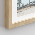 SIGNWIN Framed Washed Out Tropical Island Wall Art, Set of 4 Island Palm Tree Beach Landscapet Wall Decor Prints, Nature Wilderness Wall Décor for Living Room, Bedroom - 8"x10" Natural