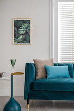 Throw Pillow Cases 12x20 Turquoise: 2 Pack Cozy Soft Velvet Rectangular Decorative Pillow Covers for Farmhouse Home Decor