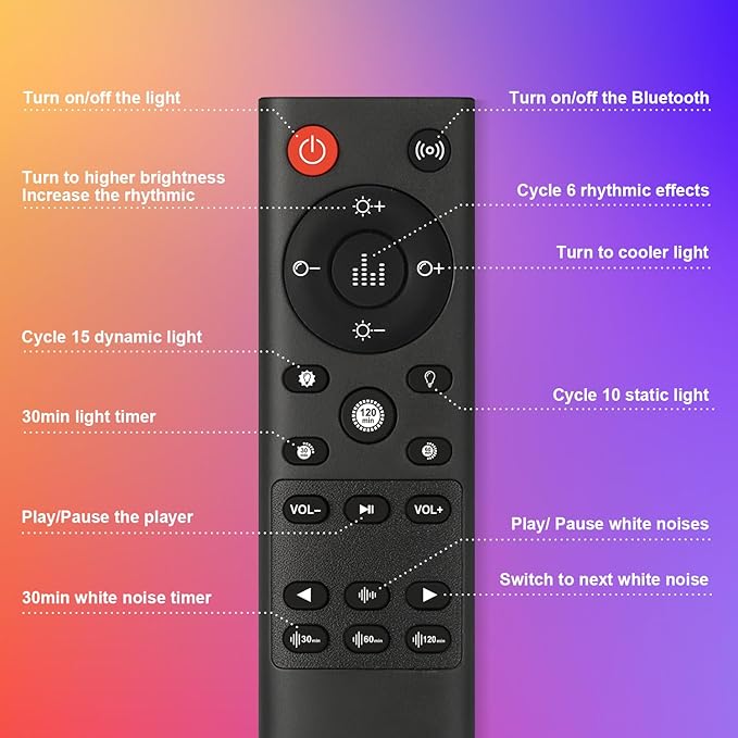 LED Floor Lamp for Living Room, Smart Floor Lamp with Bluetooth Speaker and White Noises, 1600LM Bright Modern Standing Lamp with Music Sync, Remote Control, RGB Corner Lamp for Bedroom, Office