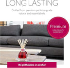 AGRARIA AirEssence Flower and Reed Diffuser Set, Handmade Sola Flower Botanical Home Fragrance Set, Scented Oil Reed Diffuser Gift for All Occasions