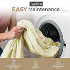 Tencel Sheets 4 Piece Cal King - 100% Eucalyptus Lyocell California King Sheet Sets - Soft, Cooling & Breathable for Hot Sleepers - 16” Deep Pockets Hotel Quality Bedding Set - Ivory