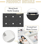 Jerry & Maggie 4×6 collage frame 24 pictures, picture frames collage wall decor, 24 slot picture frame Wall Hanging For 6×4 Photo, White