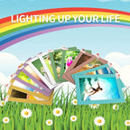 CRUGLA 12 Packs Colorful 4x6 Magnetic Picture Frames for Refrigerator Locker, Colored Peel and Stick Frame Bulk, 4 by 6 Photo Holders for Fridge Dishwasher Whiteboard, 6 Colors