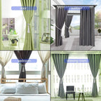 Fenghuangwu Curtain Tiebacks Tassel Tie-Backs, Rope Curtain tie Backs Handmade Curtain Holdbacks Made from Polyester (White, 6p)