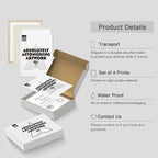 SIGNWIN Framed Mid-Century Modern Retro Botanical Flower Garden Wall Art, Set of 4 Abstract Geometric Wall Decor Prints, Nature Wilderness Wall Décor for Living Room, Bedroom - 12"x16" Natural