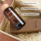 M&SENSE Oud Wood Scent Reed Diffuser | 6.3 fl oz Natural Essential Oil Diffuser with Sticks, Non-Toxic Housewarming Aromatherapy Diffuser Gift for Bathroom & Shelf Decor