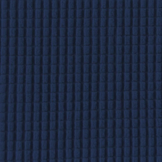 Easy-Going Recliner Stretch Sofa Slipcover Sofa Cover 4-Pieces Furniture Protector Couch Soft with Elastic Bottom Spandex Jacquard Fabric Small Checks(Recliner,Navy) Large
