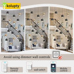 Rectangular Chandelier Crystal Balls Chandeliers Flush Mount Ceiling Light for Dining Room Living Room High Ceiling Chandelier for Staircase Foyer Entryway Black and Gold Chandeliers 2700k-6000k