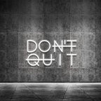 Don't Quit LED Neon Sign for Wall Decor, DO IT Neon Lights Party Decorations, USB Powered Switch Lighting Adjustable for Office, Gym, Man Cave, Gamer Room Decor