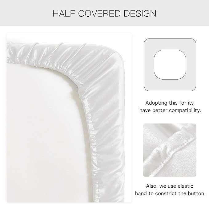 Yates Home PU Leather Couch Sofa Cushion Slipcover Water-Proof Elastic Chair RV Seat Covers Loveseat Sofa Furniture Protector Slip Cover for Settee Seater Replacement in Living Room(X-Large, Ivory)