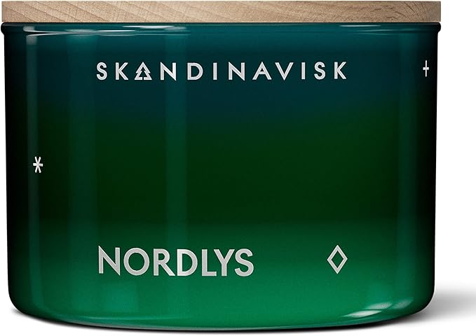 Skandinavisk Winter Spirit Giftset of 3 Scented Candles. Skog 'Forest', JUL 'Christmas', and SNÖ 'Snow'. Vegan Formula. 3 x 3.17 oz. Gift Set