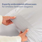 Split King Size 5 Piece Sheet Set - Comfy Breathable & Cooling Bed Sheets Set - Hotel Luxury Bedding for Women, Men, Kids, Teens, Boys & Girls - Deep Pockets and Wrinkle Free - Oeko-Tex - French Grey