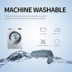 Easy-Going L Shape Sofa Slipcover - Sectional Couch Cover, Chaise Lounge Cover, Reversible, Pets & Kids Friendly (Small, Light Blue/Light Blue)