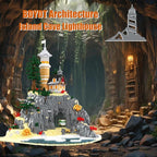 Architecture Island Cave Lighthouse Micro Building Blocks Sets（5686PCS）- Building Block Model Gifts and Unique Collectibles Suitable for Children and Adult Creative Enthusiasts