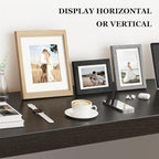 Picture Frames Set of 10, Picture Frames Collage Wall Decor with 8x10 5x7 4x6 Frames in 3 Different Finishes