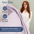 Full Sheets Set 6 Piece - Includes 4 Pillowcases - Bed Sheets Full Size - Soft Hotel Luxury Bedding - Cooling, Comfy & Breathable - 1 Flat & 1 Fitted & 4 Pillowcases w/ Deep Pockets - Light Lavender