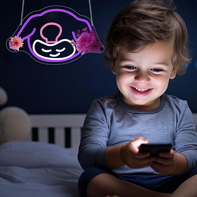 Neon Sign, Neon Signs for Wall Decor Cute Funny LED Signs for Man Cave Game Room Kids Home Decor Bar Beer Sign - USB Powered