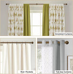 Industrial Curtain Rods 18 to 88 in,Blackout Curtain Rod,Adjustable Length,1 in Diameter Pipe,Wall or Ceiling Mounted,for Bedroom and Living Room (Coffee Gold 18” to 88”)