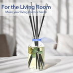 LOVSPA Reed Diffuser Set, English Garden Scented Oil Diffuser with Sticks, Home Fragrance Accessories for Bathroom Shelf Decor, Aroma Diffusers for Home or Office Desk, USA Made