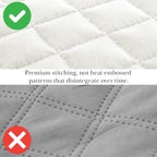 Southshore Fine Living, Inc. Full/Queen Size Quilt Bedding Set, Wrinkle-Free Stain & Pet Hair Resistant Bedding, Coverlet Queen Size/Full Size Bedspread with 2 Pillow Shams, Cream