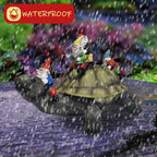 Sunthus Garden Gnome Turtle Statues Yard Art Resin Figurine Decorations Outdoor Garden Décor