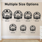 Personalized Family Name Sign, Custom Family Signs Metal Wall Decor, Family Wall Art, Metal Signs Customized, Family Wall Decor for Living Room, Rustic Hanging Decoration Sign, Housewarming Gifts