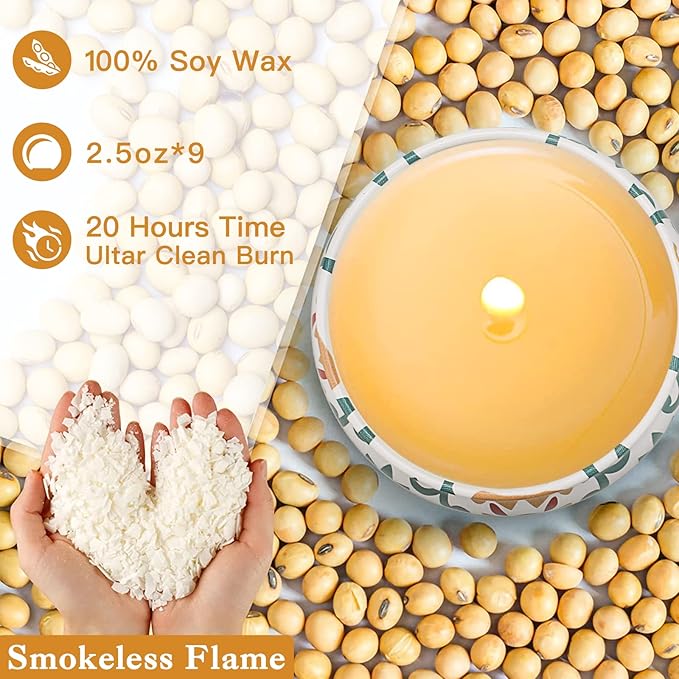 Candles Gifts for Women, 9 Pack Candles for Home Scented, Soy Scented Candle for Home, Aromatherapy Candle Gifts Set for Christmas, Birthday, Mothers Day, Valentine's Day