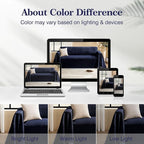 MaymissCouch Cover for Dogs Sectional Sofa Covers Washable for 3 Cushion Couch, Chenille Couch Cover Blanket, Sectional Sofa Slipcovers, Multi-Use Furniture Protector for Kids, Pets, 91" X150", Navy