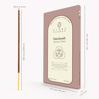 Patchouli Incense Sticks, Organic Hand Dipped 100 Sticks with Natural Herbs & Aromatic Ingredients, Burn Time 45 to 60 Minutes, Incense for Positivity, Yoga, Meditation, Relaxation, Spiritual Gift