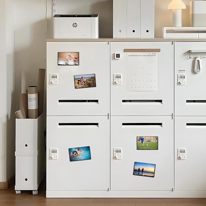 Magnetic Photo Frame 6x8 For Refrigerator,Picture Sleeve Magnet Holders 6 PCS