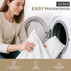 Ultra Soft Pillow Protectors 400TC Set of 2 Breathable Pillow Covers 100% Protection Against Stains, Dust & Dirt - Machine Washable