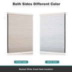 Changshade Cordless Cellular Shades, Blackout Honeycomb Shades for Windows, Pull Down Pleated Blinds, Easy to Install for Indoor Windows and French Doors,63" W x 72" H, Beige