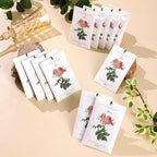 MYARO 12 Pcs Rose Sachets Deodorizer Room Air Freshener Long Lasting Home Odor Eliminating for Drawer Closet Storage
