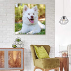 Personalized Photo to Canvas Print - Canvas Prints With Your Photos on Custom Wall Art for Bedroom, Living Room, Wedding Baby Pet Family Picture Framed Wall Art (16" W x 16" H)