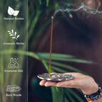 Jasmine Incense Sticks, Organic Hand Dipped Incense, Natural Herbs & Aromatic Ingredients, Contain 40 Sticks Inside, Burn Time 45-60 Min, Spiritual Gifts, Incense by Karma Pledge