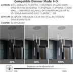 Modern Light Fixture Kitchen Island Pendant Light Dimmable LED Chrome Pendant Lights Mini Crystal Pendant Lighting for Bedroom Dining Room Living Room（5-Light ）