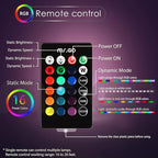 Mr.Go 6-inch Dimmable LED Night Light Mood Lamp for Kids and Adults - 16 RGB Colors - 8 Level Dimming - 4 Lighting Effects - Rechargeable - Remote Control - Decorative - Fun and Safe - White Cube