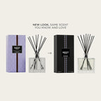 NEST New York Reed Diffuser, Cedar Leaf & Lavender - 5.9 fl oz - Fragrance for Up to 90 Days - Reusable, Refillable Glass Holder - Includes 8 All-Natural Reed Sticks - Flame Free