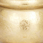 Deco 79 Mango Wood Decorative Candle Holder Turned Style Pillar Candle Stand, Set of 3 Candlestick Holder 10", 8", 6"H, Gold