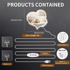 Warm White Heart Acrylic Mirror Neon Signs,Dimmable Heart Shaped Mirror with Neon LED Lights,USB Powered Neon Sign Wall Decor Art Neon Light For bedroom,Family,Wedding,Bar,Party Decor