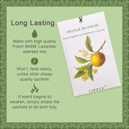 14 Packs Orange Blossom Sachets fit Drawer and Closet Long Lasting Gift