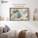 VCK 16x24 Frame 3 Pack - Brown Walnut, Natural Textured Solid Wood Poster Picture Frame, Wall Mounting Hanging