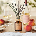 Reed Diffusers - Oil Sticks Diffuser Set with Real Dried Flowers - Reed Diffusers for Home, Bathroom & Office | Air Freshener Fragrance Sticks for Shelf Decor & Gifts by Le Petit Jardin & Co.